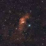NGC 7635, also known as the Bubble Nebula, Sharpless 162, or Caldwell 11