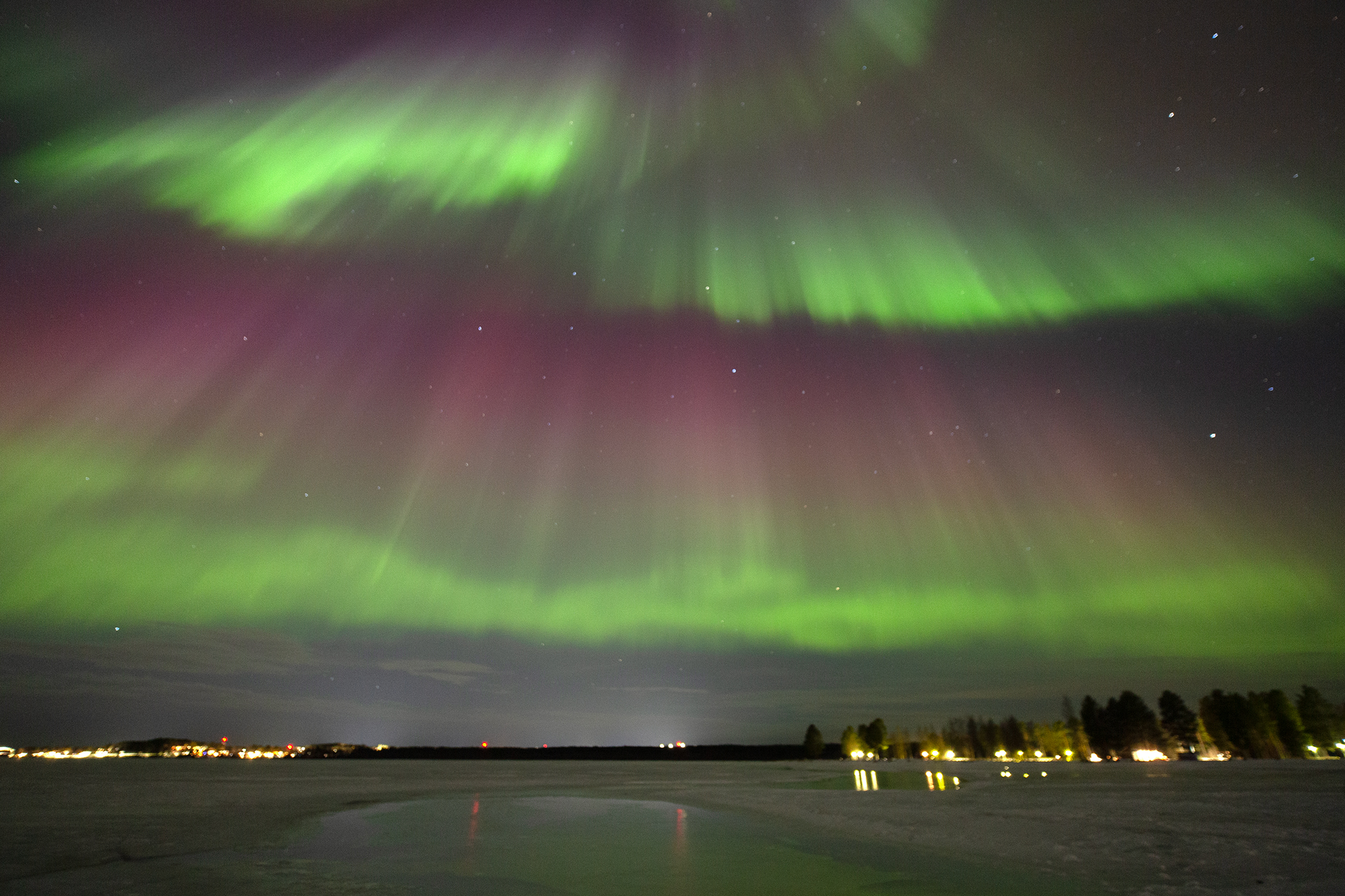 Northern Lights in Swedish Lapland captured by Andy Keen