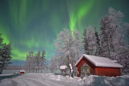 The Northern Lights (Aurora Borealis). Image by Andy Keen